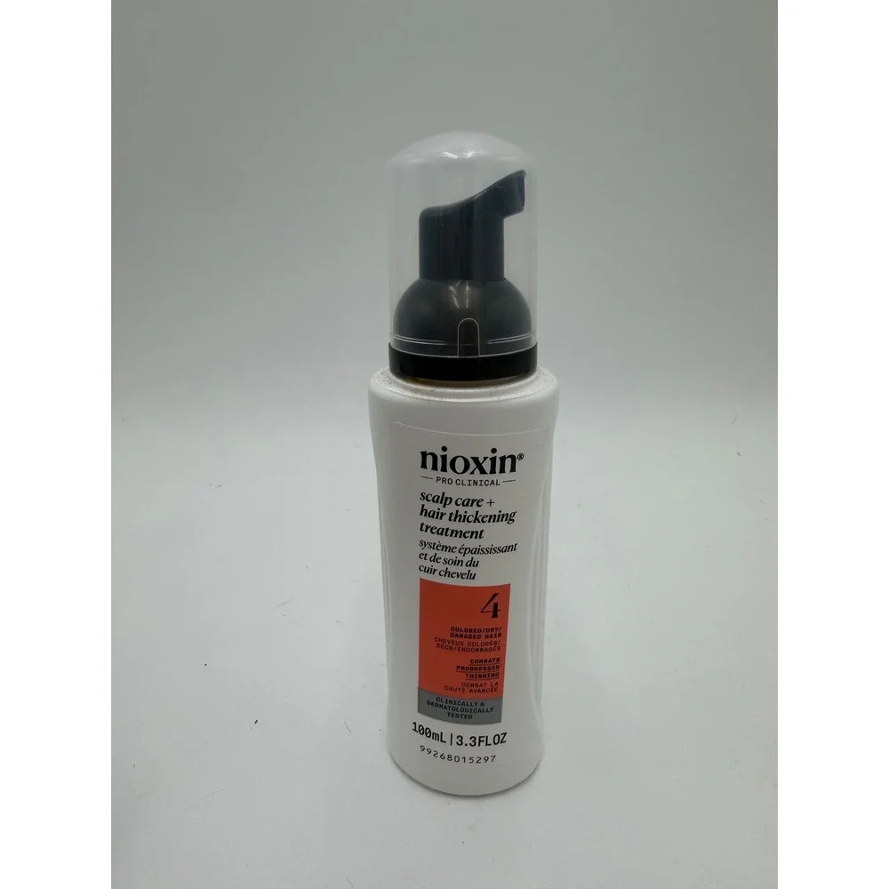 Nioxin System 4 Scalp and Hair Thickening Treatment 100ml 3.3oz Colored Hair